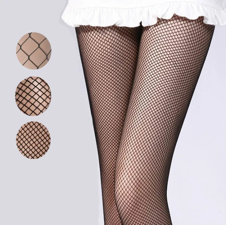 Women Fishnet Stockings Multicolor Plus Size