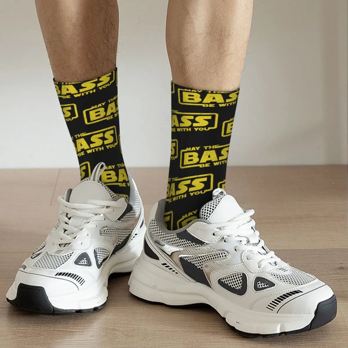 May The Bass Be With You - Electro Party Techno EDM Socks