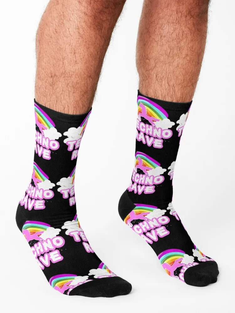 techno rave Socks