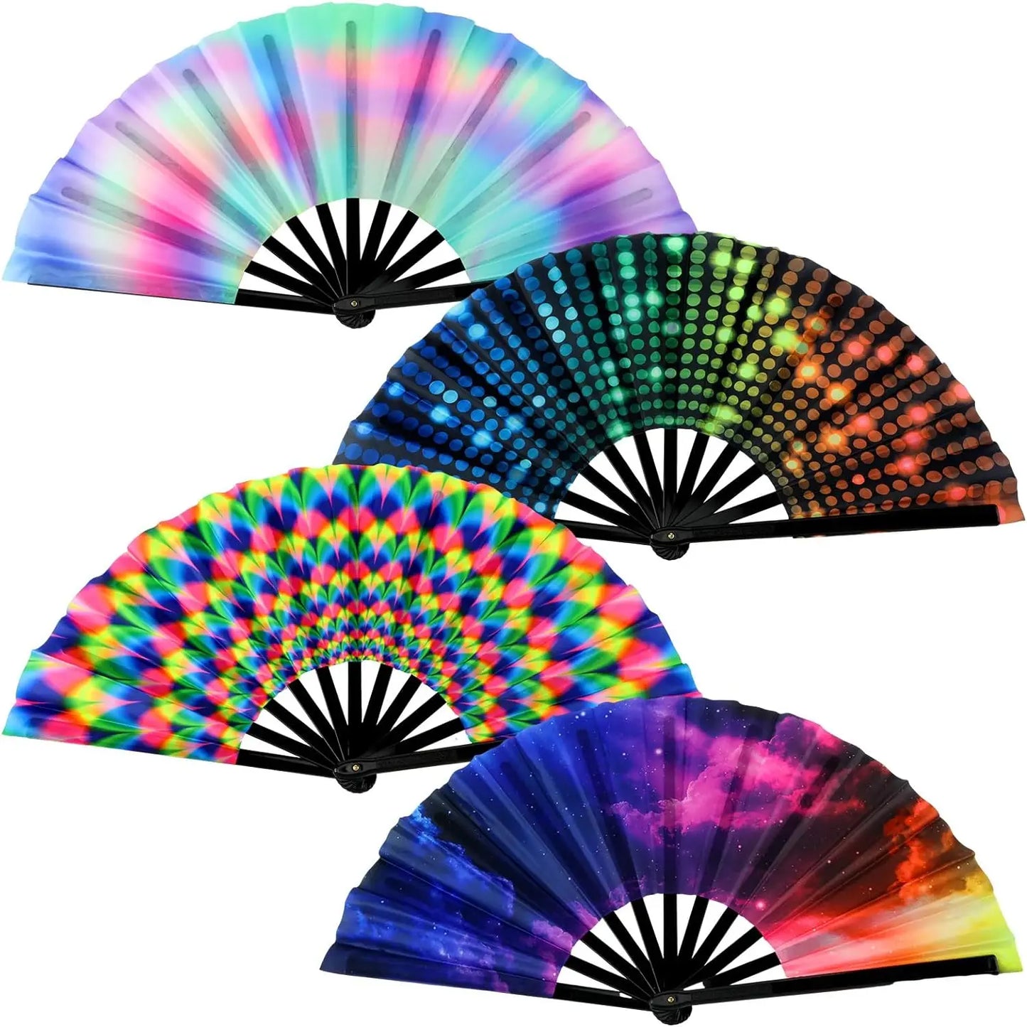 33cm Large Hand Rave Fan