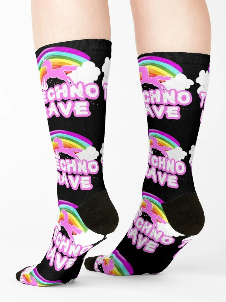 techno rave Socks